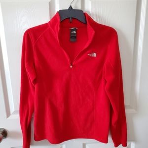 North Face Red Fleece Size Small